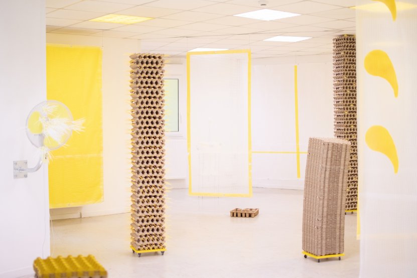 Vue de l’exposition personnelle a necessary escape